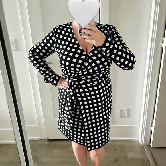 Pink Tartan gingham wrap dress - Picture 1 of 10